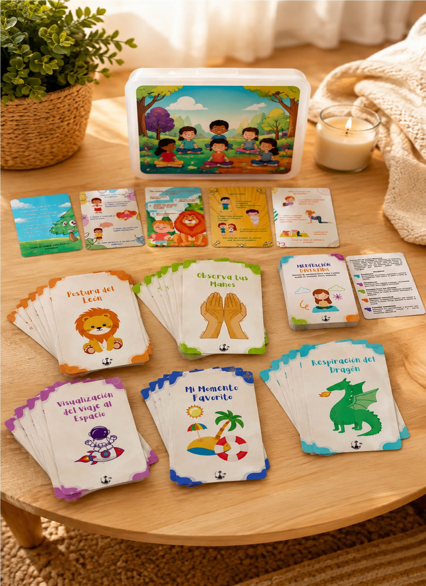 Tarjetas Meditación Divertida